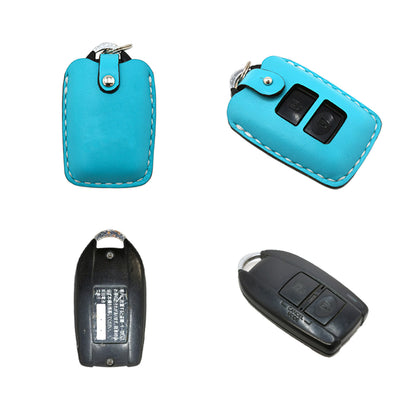 SUBARU unit key Subaru key case handmade leather hand-stitched smart key case keyless unit