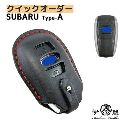 [Quick Order 1] SUBARU type-A Subaru LAYBACK FORESTER LEVORG IMPREZA Smart Key Case (Black x Red x Silver)