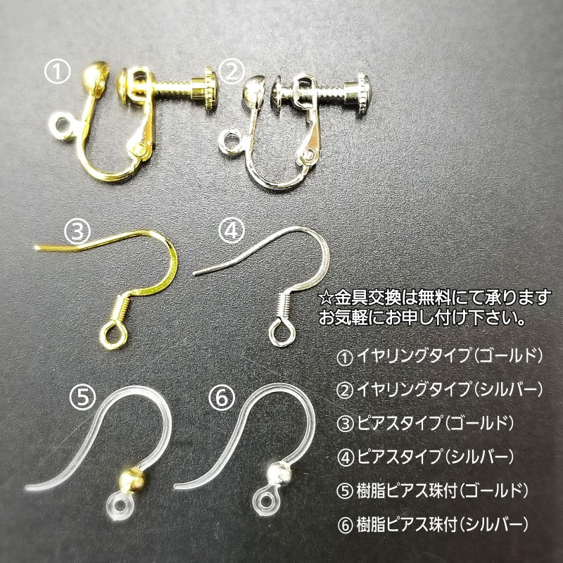 レザーピアス #023