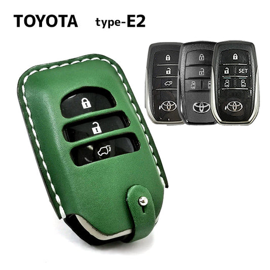 TOYOTA type-E2 key case Toyota Crown Crossover Crown Sport New Prius Handmade Leather Hand Sewn